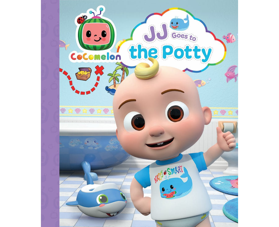 COCOMELON CASED BOARD BOOK - JJ GOES TO THE POTTY