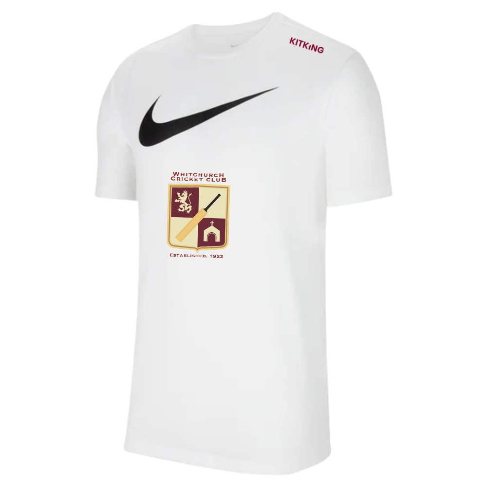 WCC White Logo Leisure Tee